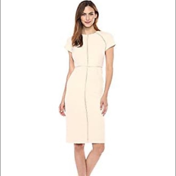 MAGGY LONDON Dress Oyster Dream Crepe New Sz 8 - Picture 2 of 10